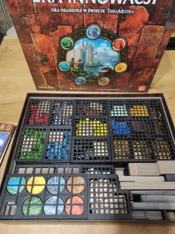 Age of Innovation + wooden books Board Game Insert / Organizer