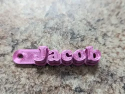 Badges & Coins STL تنزيل - سلسلة مفاتيح جاكوب - Trash Can Guy