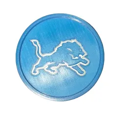 Board Games & Card Games STL Descărcare - Colecția Detroit Lions Coaster STL - Azumarill 3D Artist
