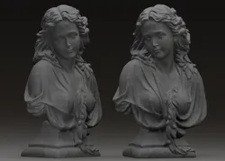 Cute Woman Statue