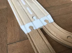 Double to 2 Single Tracks - Brio/IKEA Wooden Train Track
