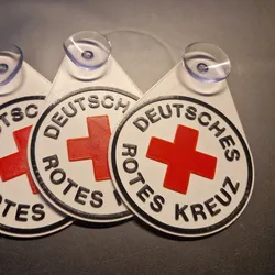 DRK-Rundlogo mit Saugnapf
