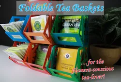Foldable Tea Baskets (multiple versions)