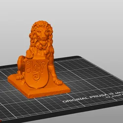 Heraldic lion
