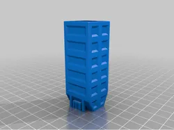 Office Building for 6mm Scale  (1 Hex, Level 3 for CBT)