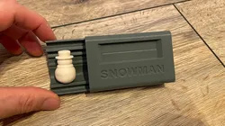 Pearl Roller Snowman // Perlen Walze Schneemann