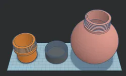 Screw lid bait containers