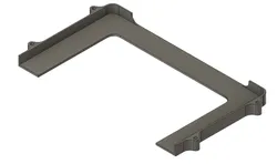Under desk iPad shelf (holder)