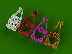 Cute Christmas Gnomes Cookie Cutters