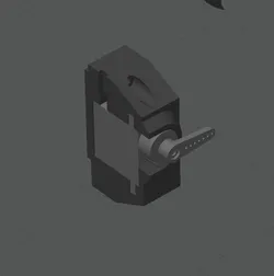 MG90 Servo mount for aluminium extrusion