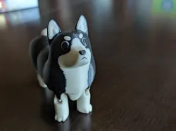 Multi-Material Articulated Corgi