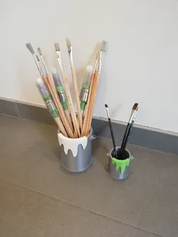 Paint can storage