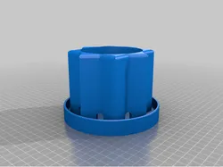Planter with dish and drain