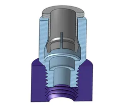 Push to connect fitting - 1/4-18 push to connect fitting for pneumatic and liquids.