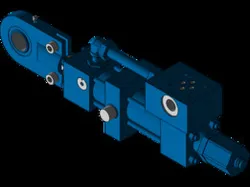 Rexroth (BOSCH) Tie Rod Cylinder with Measuring Systems – MST3 MT4/40/28/100 - With NG6 Sub-Plate