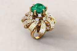 Ring Jewelry 3D Print Model in Rings 395654