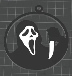 scream keychain