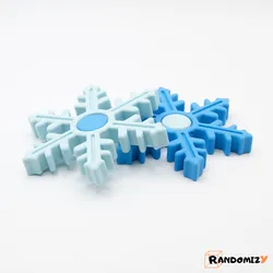 Snowflake Fidget Spinner (Classic Decorated)