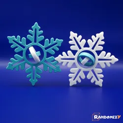 Snowflake Fidget Spinner (Hollowed)
