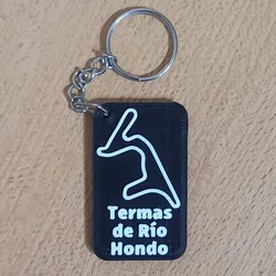 3D printer bestanden | 3MF | Termas de Río Hondo Circuit Keychain