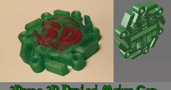 3Drcnc Maker Coin with inbuilt 3D Printer Tests.