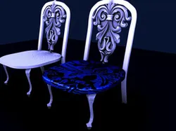 CHAIE AND FRAME OF CHAIR  GONTAR PETER