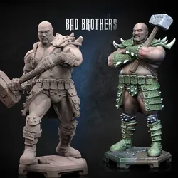 Characters & Creatures STL تنزيل - Bad Brothers - Dragun Studios