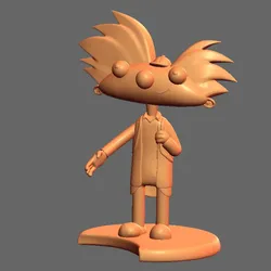 Characters & Creatures STL تنزيل - Hey Arnold Figure love - SukendoArt3D