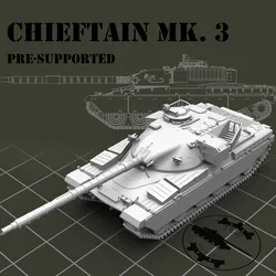 Chieftain Mk. 3 British Main Battle Tank - 1/72 Scale
