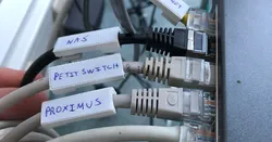 Ethernet cable label