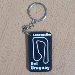 Fișiere pentru imprimante 3D | Fișier 3MF | Concepción del Uruguay Circuit Keychain