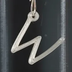 Fișiere pentru imprimante 3D | Fișier 3MF | W keychain