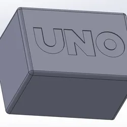 Free Board Games & Card Games STL Download - UNO Caseby user3771211046