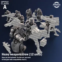 Heavy Weapons Team. Coldreach Regiment. Imperial Guard. Compatibility class A.