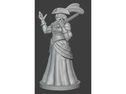 Male orc pirate in a dress
