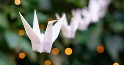 Origami Crane for hanging