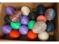 Ornate hollow easter egg
