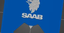 Parking disc/clock Saab Logo