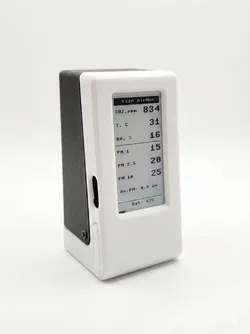 PM+CO2 Air Monitor on TTGO 2.66 E-Paper