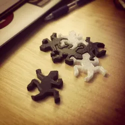 Rep-tile Escher puzzle piece