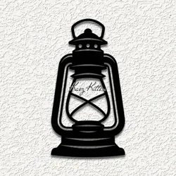 Sculptures & Artworks STL indir - old train lantern wall art home decor - Kaoz Kitten