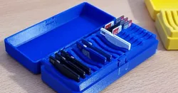 SD & Micro SD - Card Box (for 11 x SD & 16 x microSD) print in place