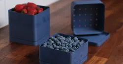 Stackable Produce Box with Drain Bin