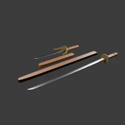 Weapon pair: Straight dao and parrying dagger