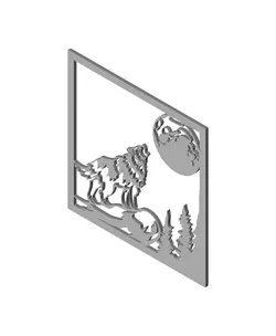 Wolf Wall Art, Wall Decor, Home Decor