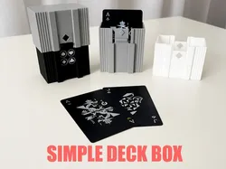 Caja simple para mazos ¡Dos tamaños! - Modelo de impresión 3D gratuito