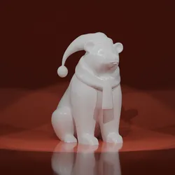 Christmas Polar Bear