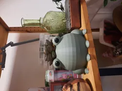 Frog plant pot