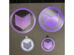 Hawkeye Coaster & Keychain