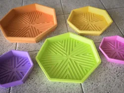 Heptagon Plant Saucer in Various Sizes